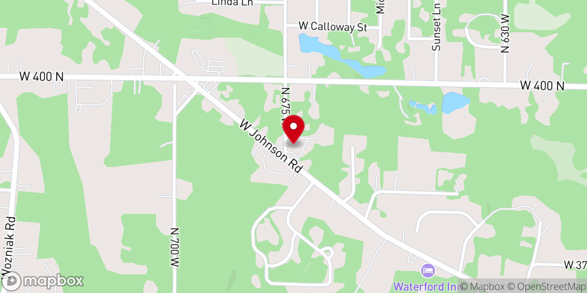 Map showing location of Community Christian Center