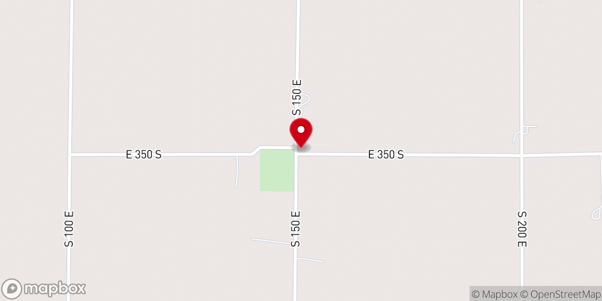 Map showing location of Round Lake Church