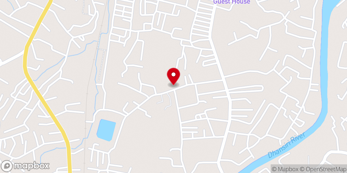 Map showing location of Kuda Village Baptist Church