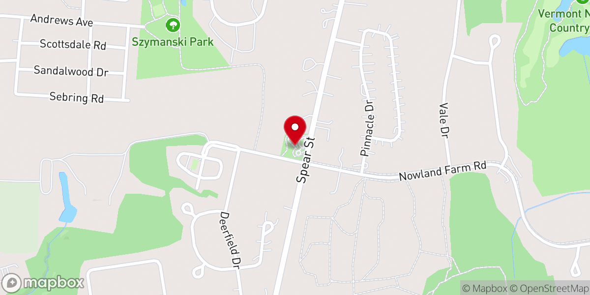 Map showing location of Overlook Park