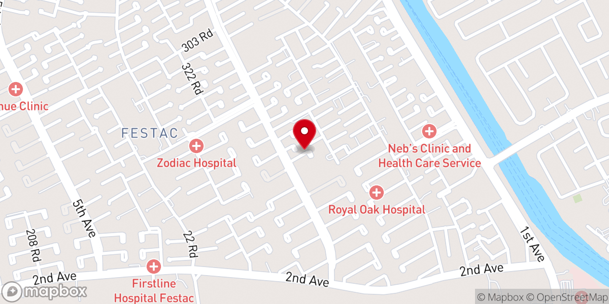 Map showing location of Methodist Church