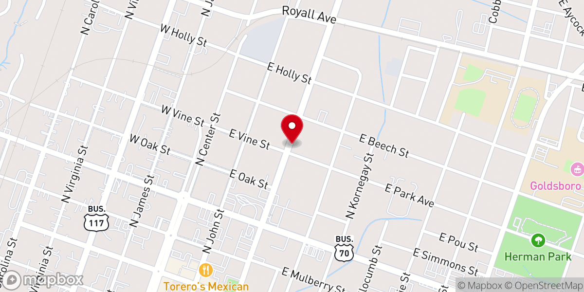 Map showing location of Word Church