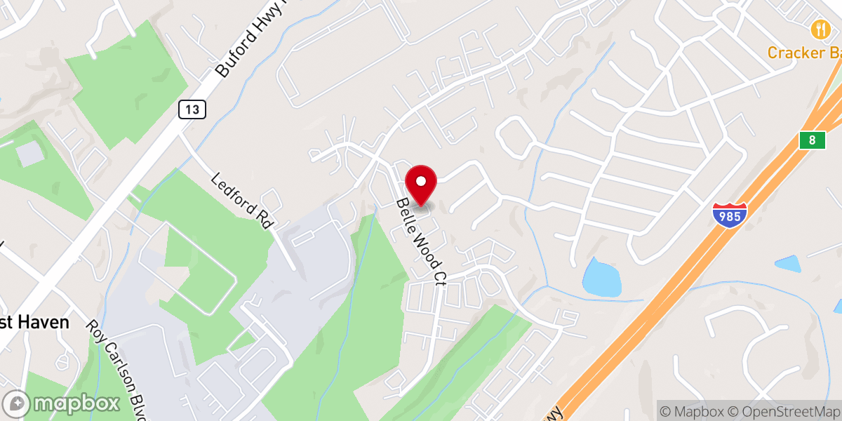 Map showing location of RCCG - The House Of Prayer