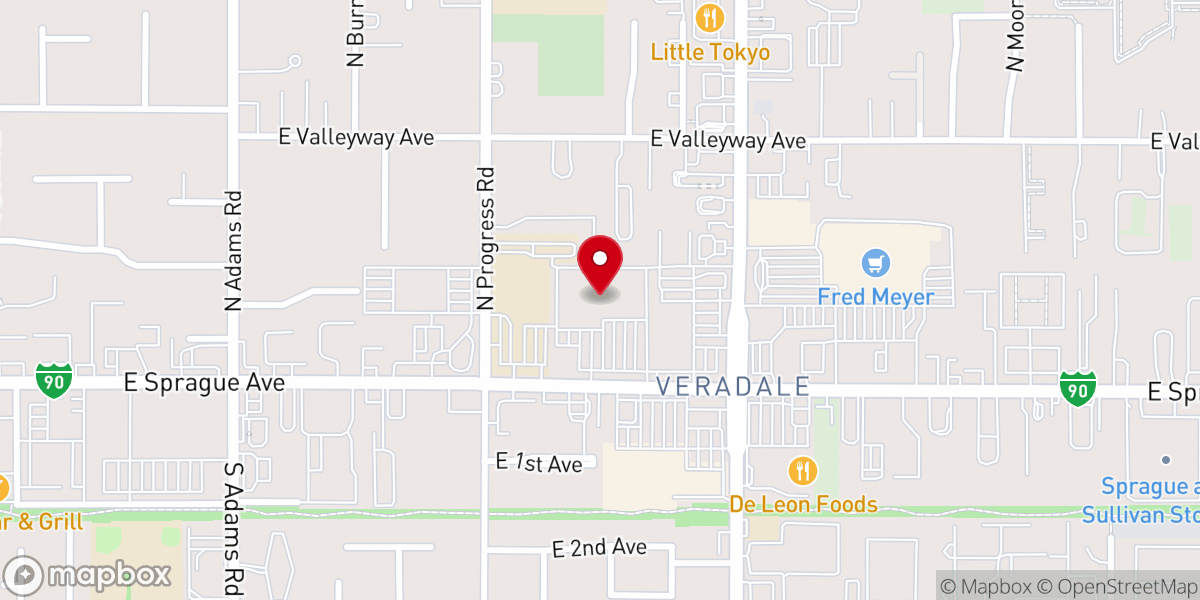 Map showing location of Eastpoint Church