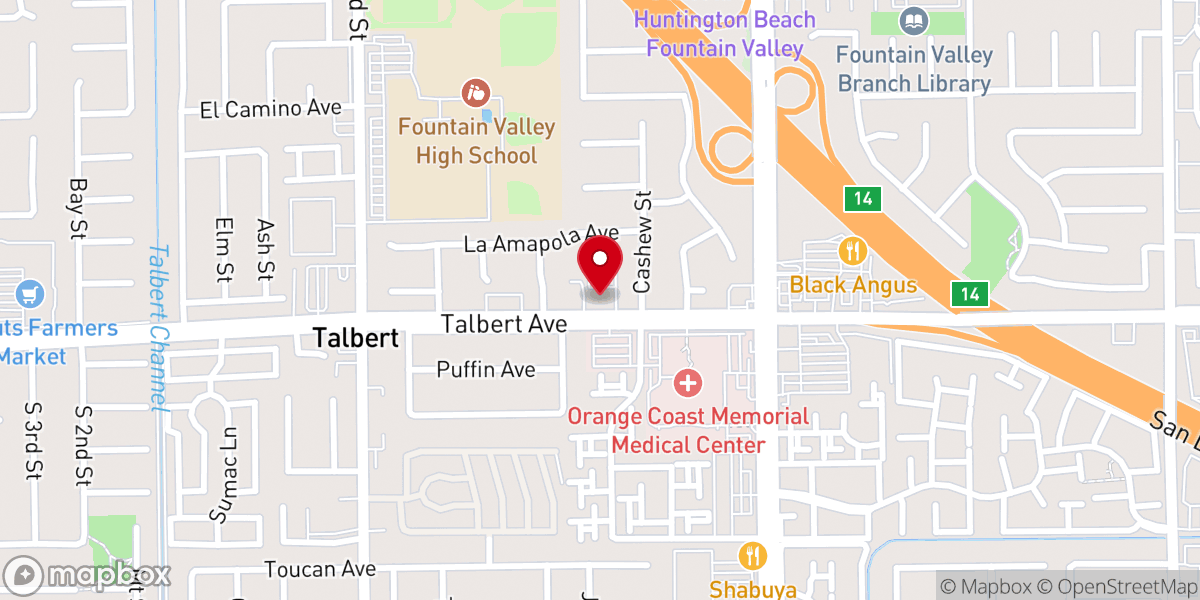 Map showing location of Living Waters Christian Fellowship