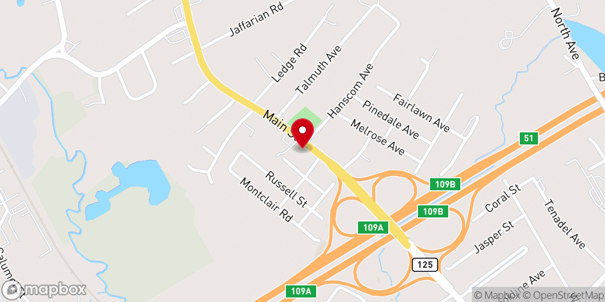 Map showing location of Assembly of God in Haverhill Inc