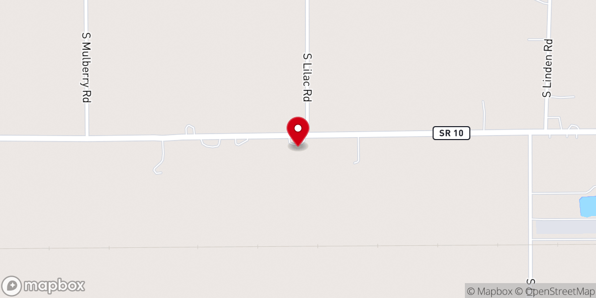 Map showing location of Cornerstone Church
