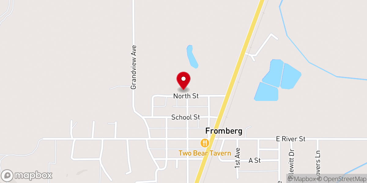 Map showing location of Saint Joseph Catholic Church