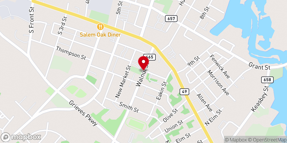 Map showing location of Elyon Bible Church Inc