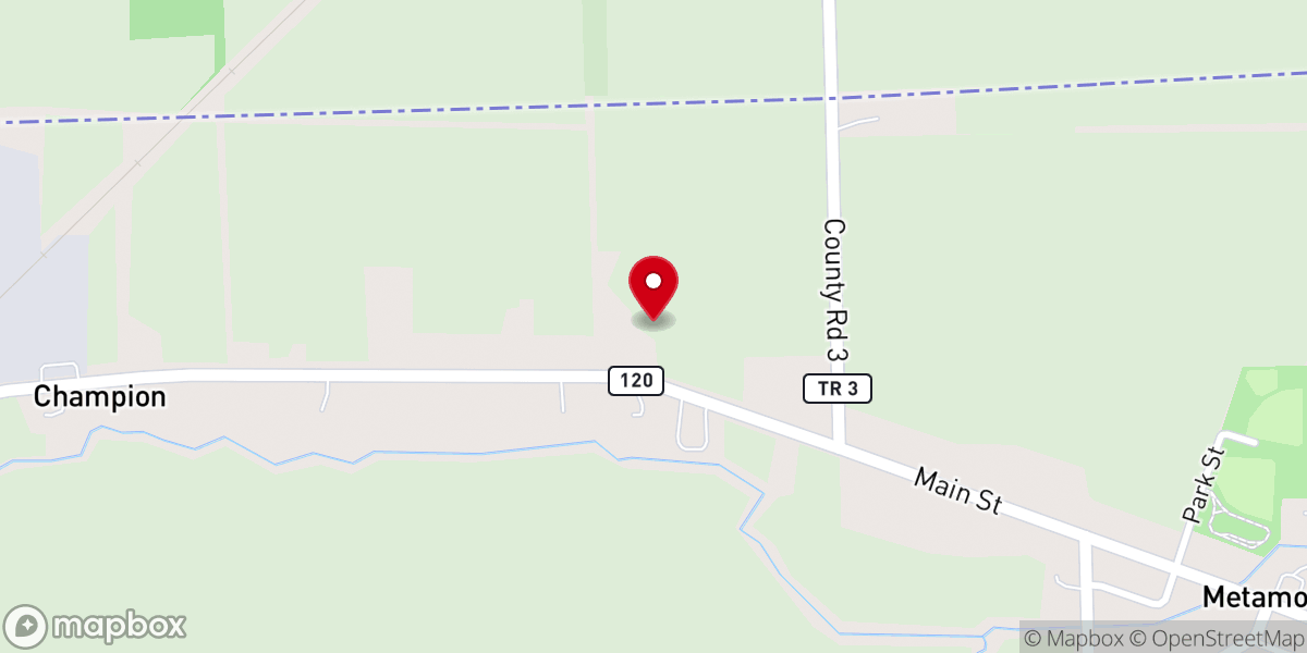 Map showing location of Farmhouse Sabbath