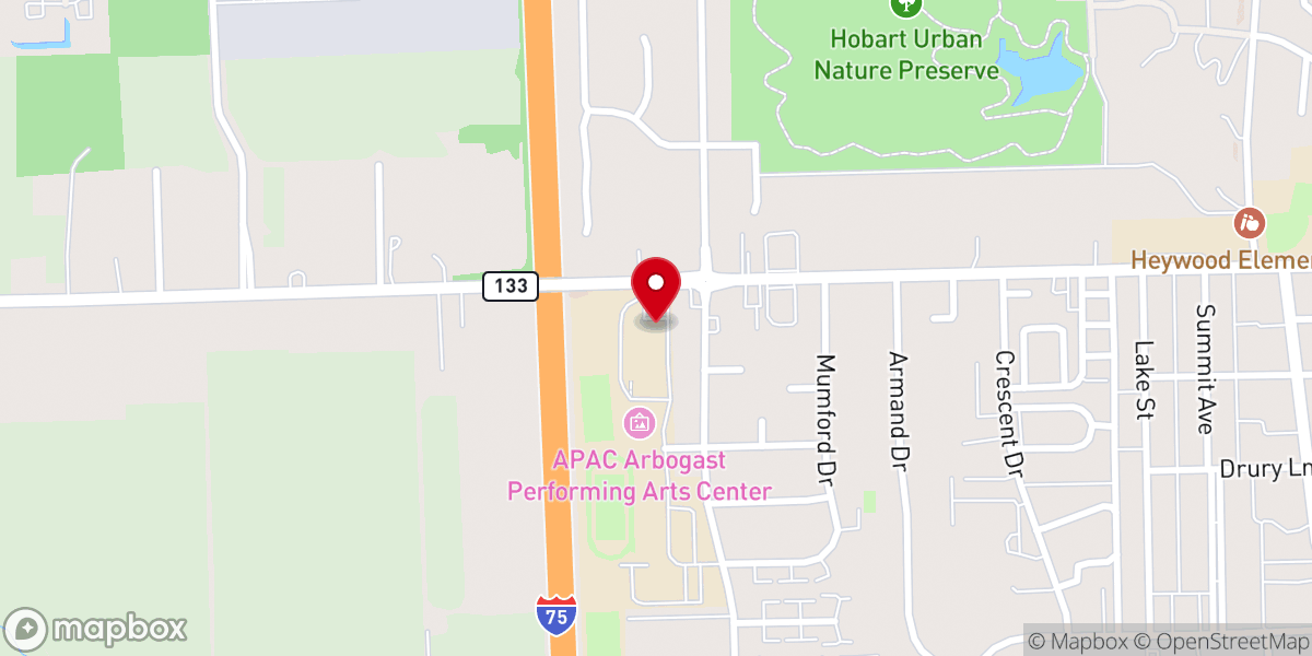 Map showing location of Troy Christian Early Childhood Education Center
