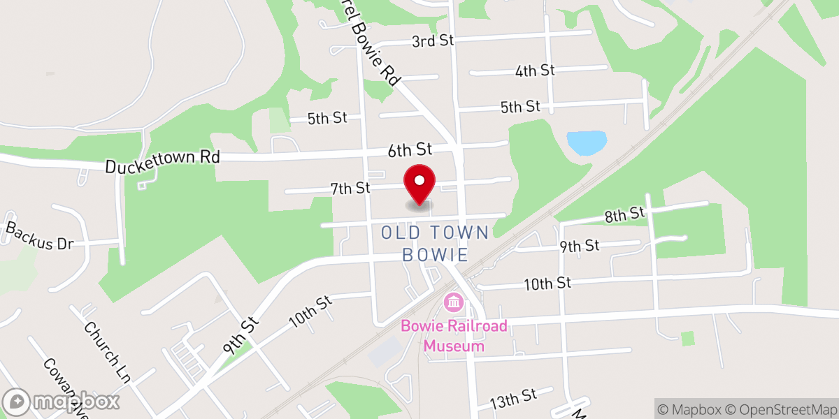 Map showing location of Crossfire Worship Center