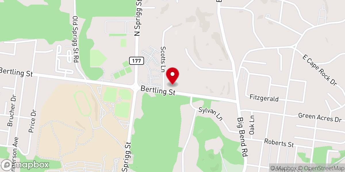 Map showing location of Christ Church