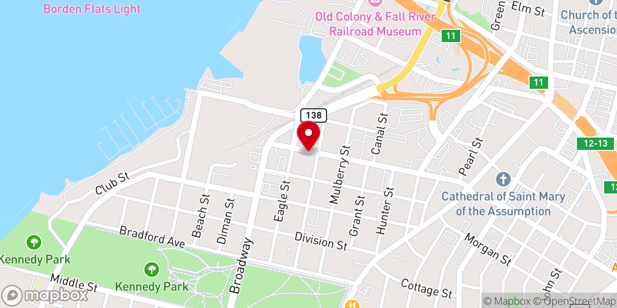 Map showing location of Third Church Shield of Faith