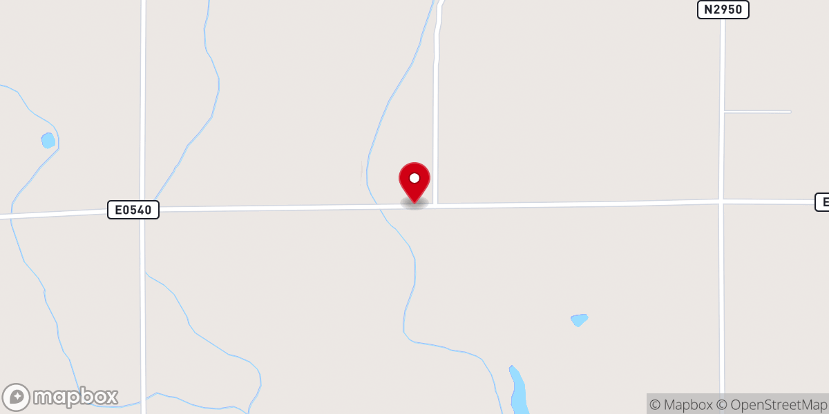 Map showing location of Pleasant Valley Church