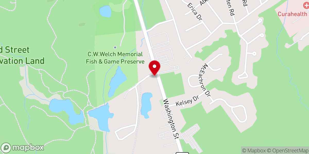 Map showing location of St. James Lutheran Church