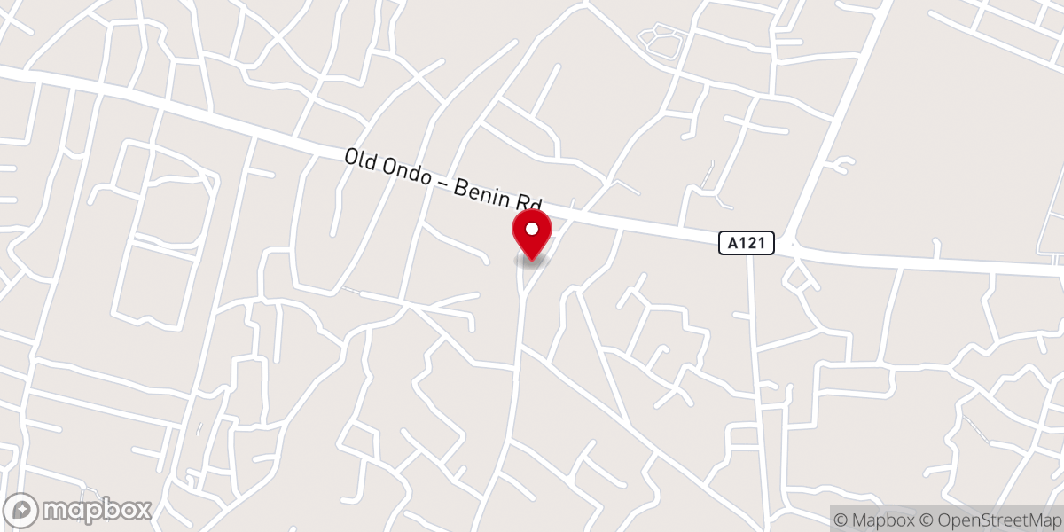 Map showing location of St Paul Anglican Church Ilese
