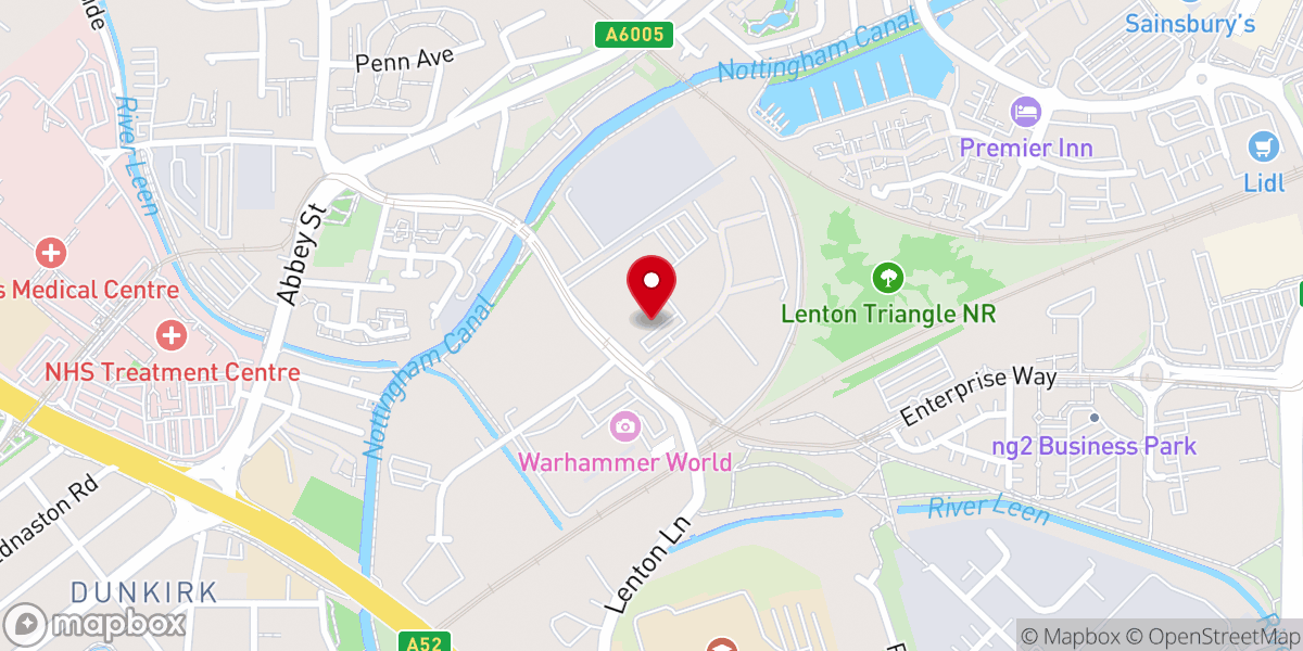 Map showing location of Trent Vineyard