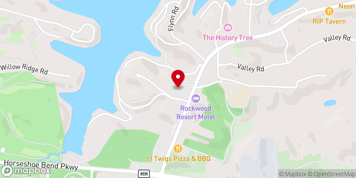 Map showing location of Christ the King Lutheran Church
