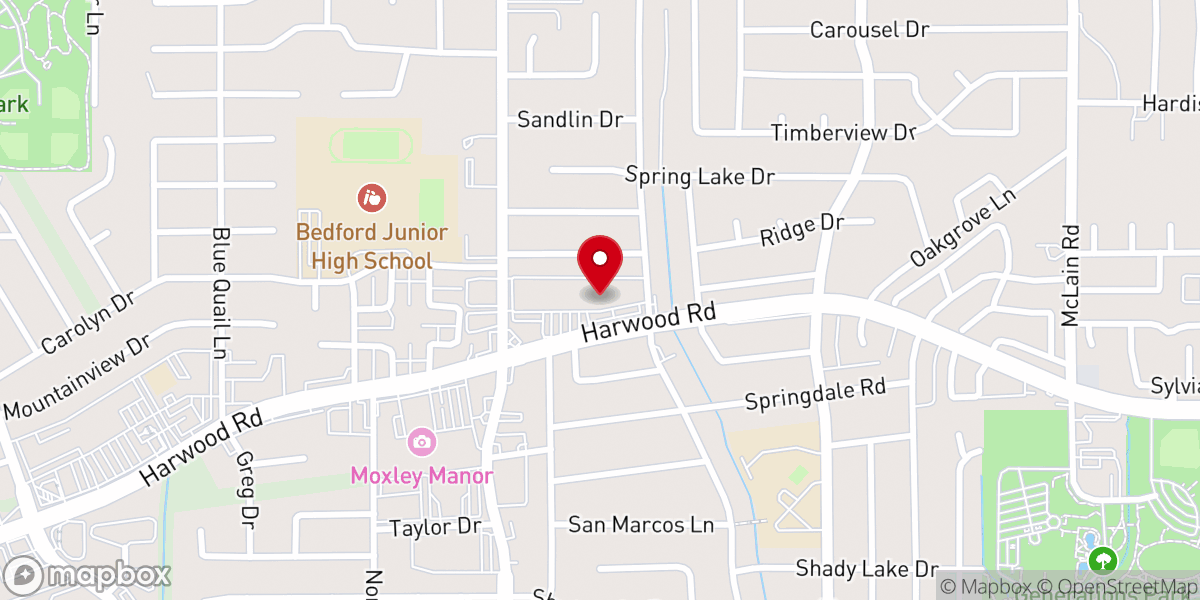 Map showing location of Freedom Church