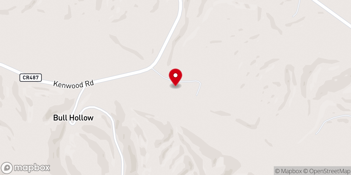Map showing location of Steeley Baptist Church