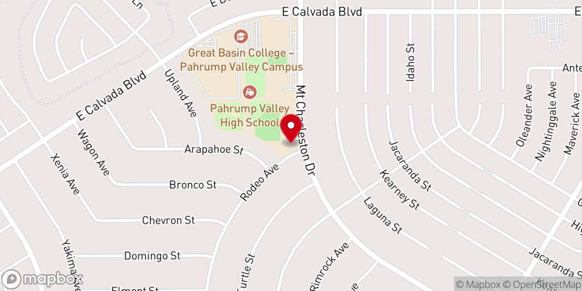 Map showing location of Calvary Chapel Shadow Mountain