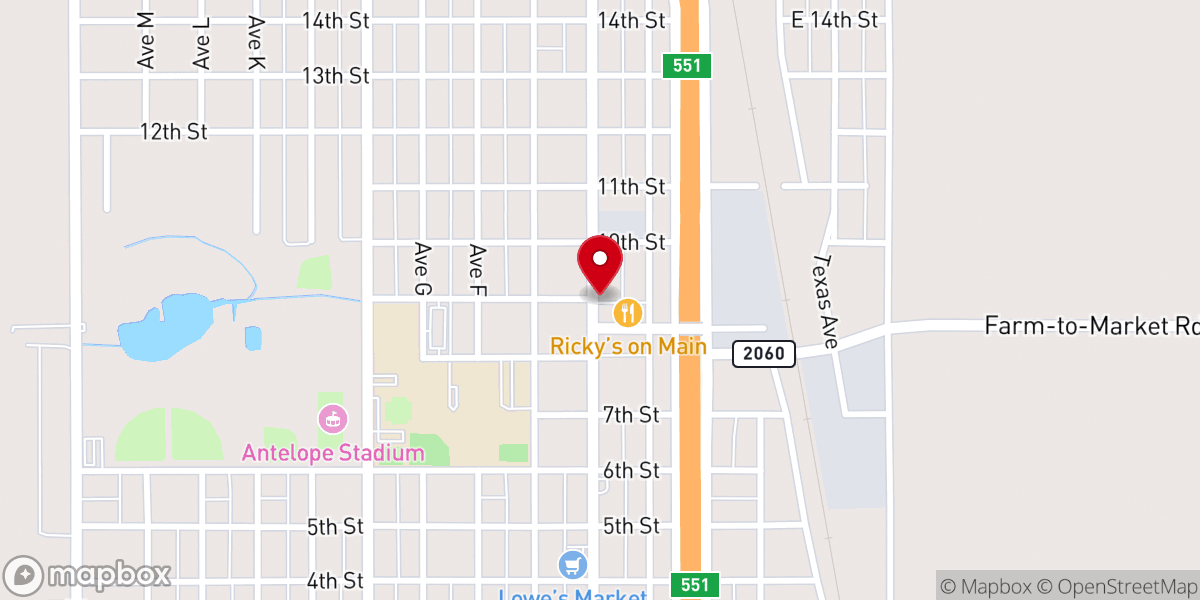 Map showing location of Nueva Creacion