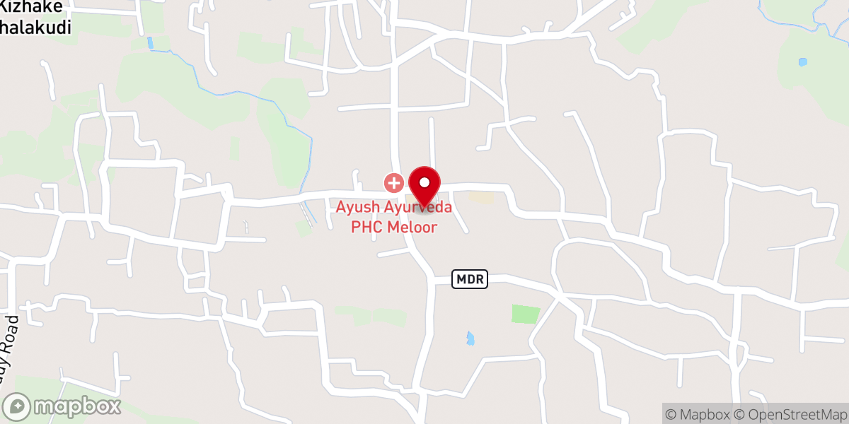 Map showing location of St. Joseph's Syro-Malabar Church, Meloor