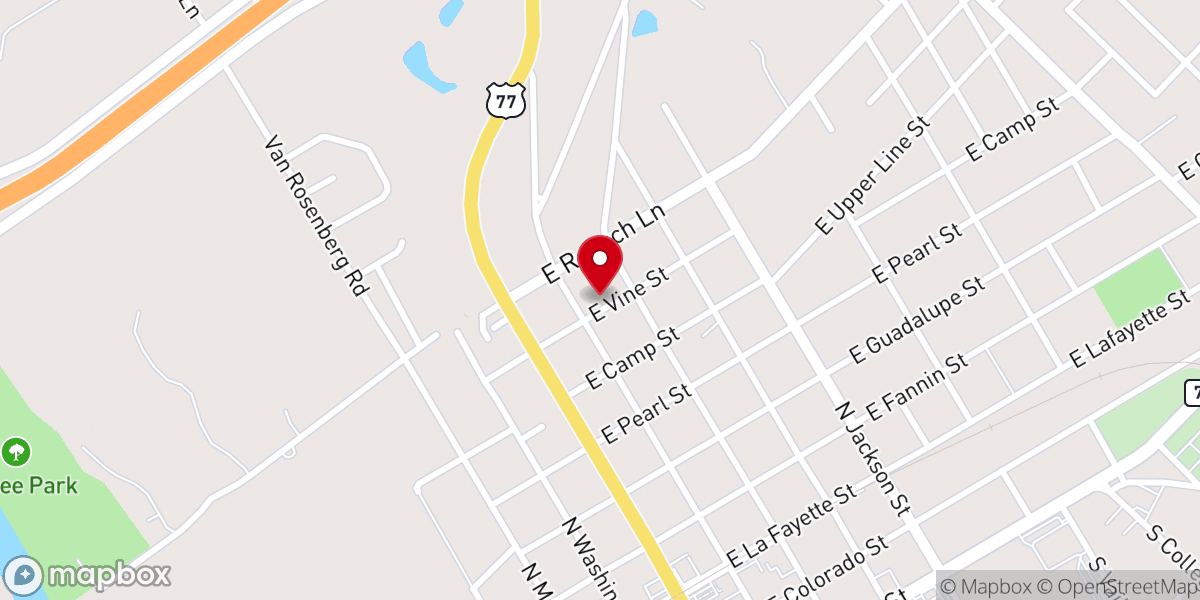 Map showing location of Mt. Calvary Lutheran Church & Preschool