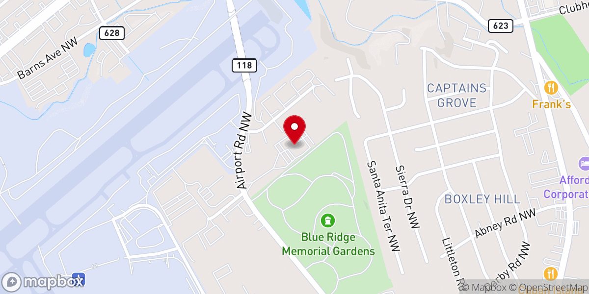 Map showing location of New Life Christian Ministries