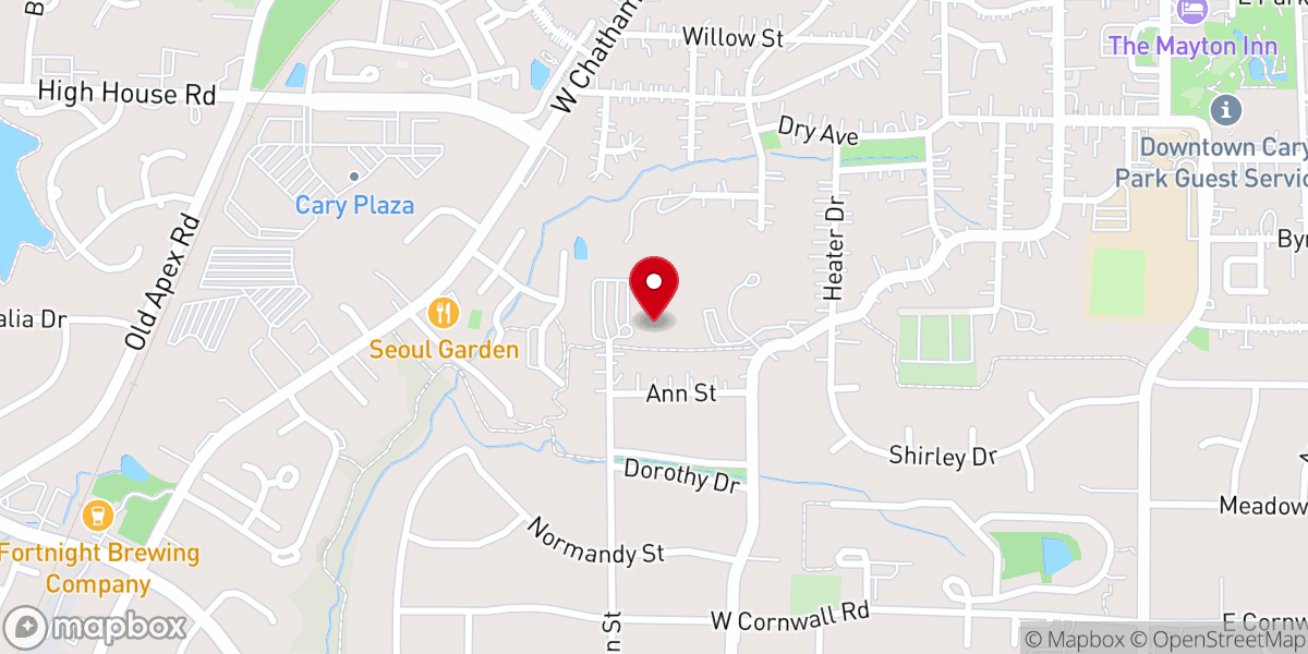 Map showing location of St Pauls Episcopal Church