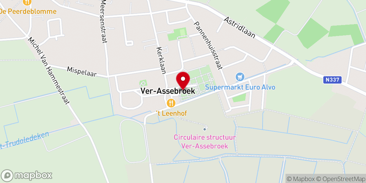 Map showing location of O-L-Vrouw-Onbevlekt-Ontvangenkerk