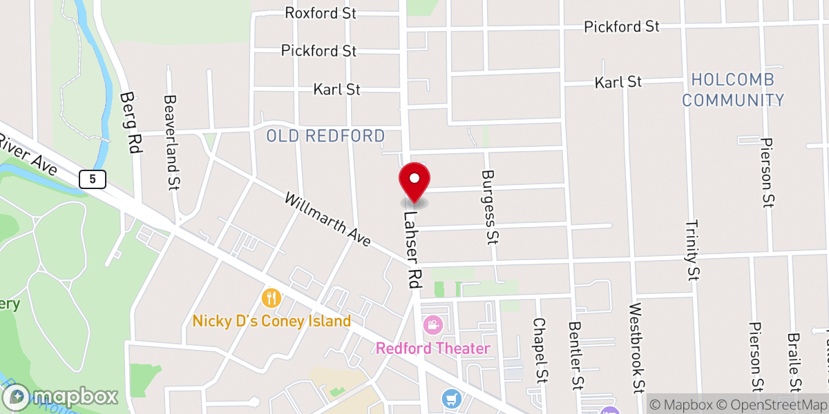 Map showing location of Divine Worship Ministries