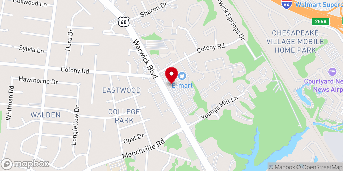 Map showing location of Promiseland Ministries