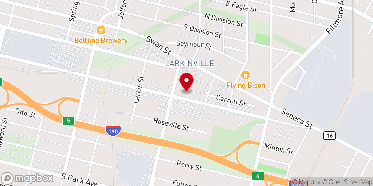 Map showing location of Judah Outreach Foundation
