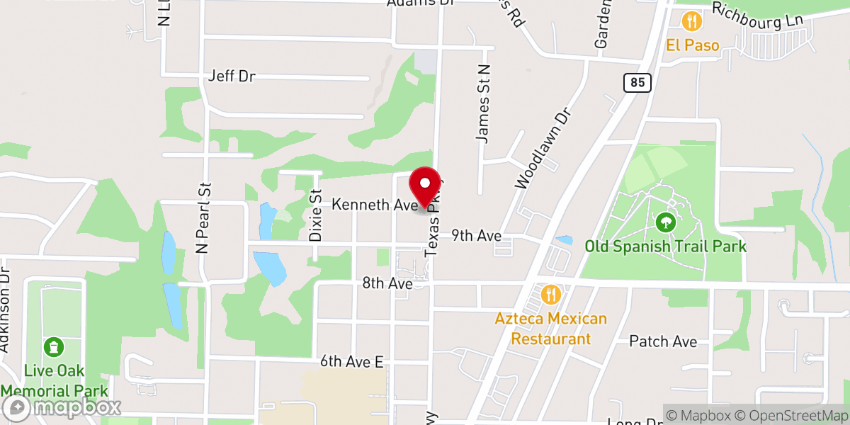 Map showing location of Crestview Seventh-day Adventist Church