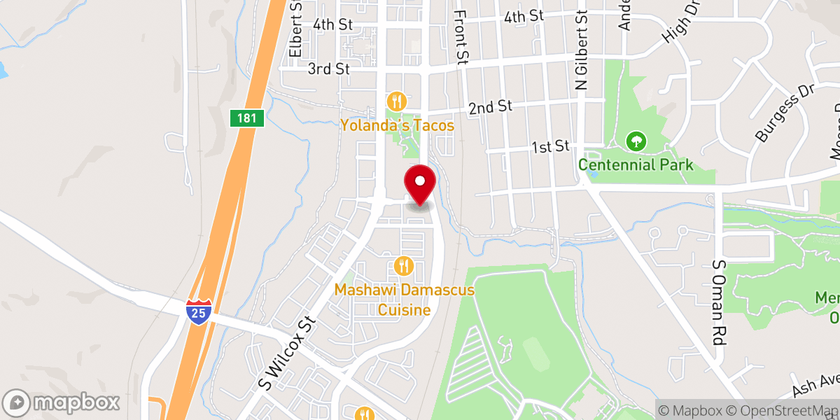 Map showing location of Eternal Rock Lutheran Church