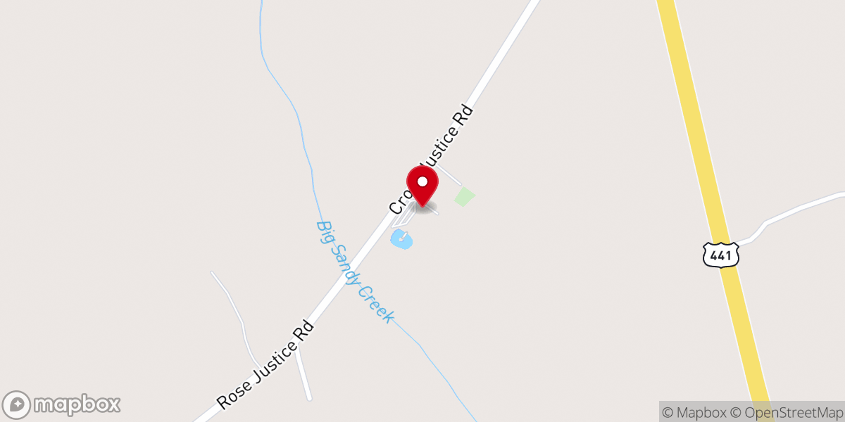 Map showing location of Voice of Truth Church
