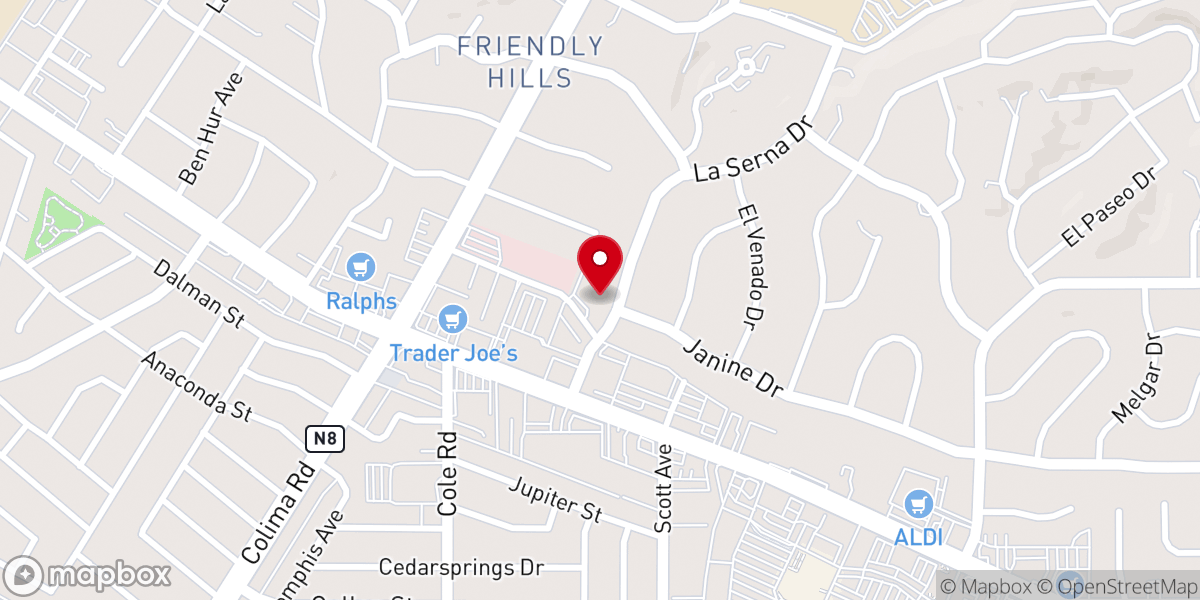 Map showing location of Shepherd of Life Lutheran Church
