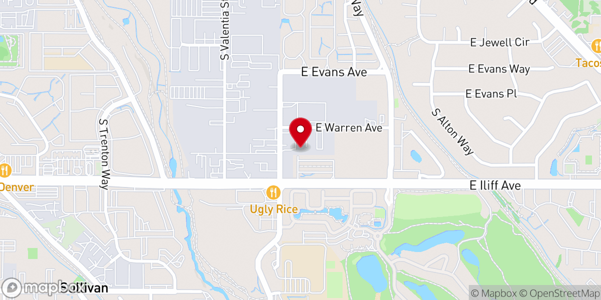 Map showing location of Congregation Roeh Israel