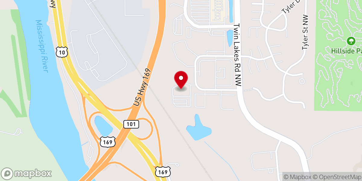 Map showing location of Church of Hope