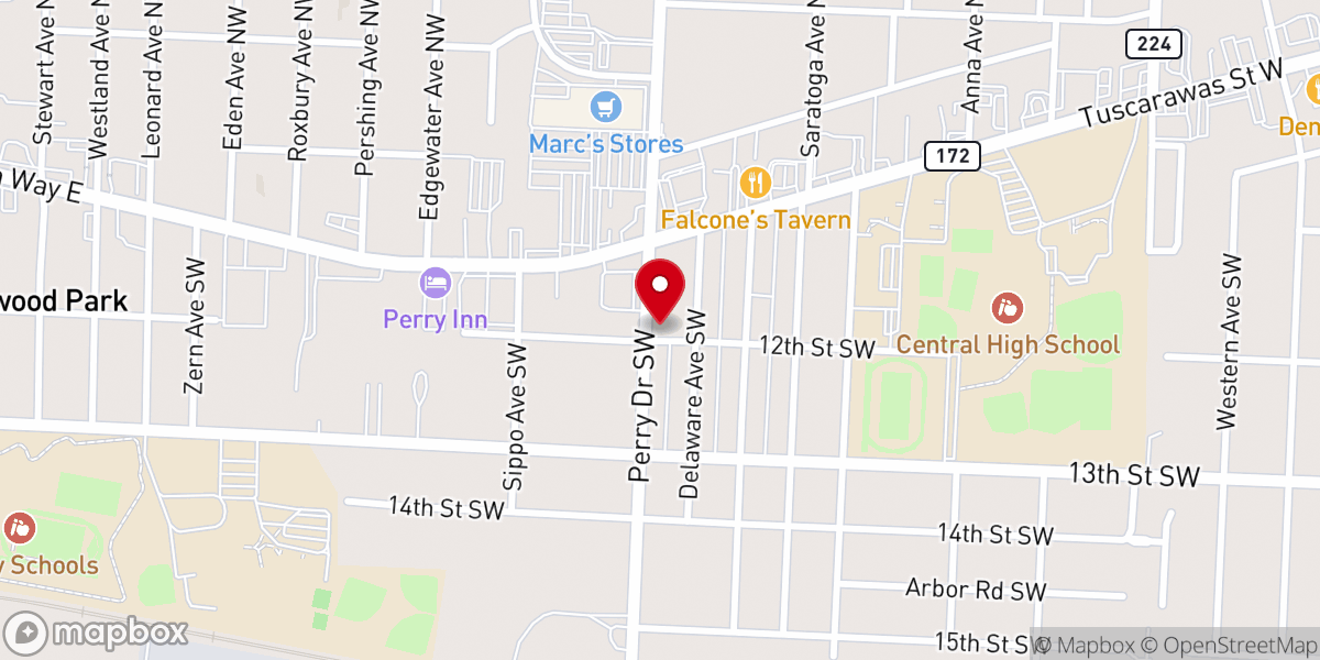 Map showing location of Jesus Spot
