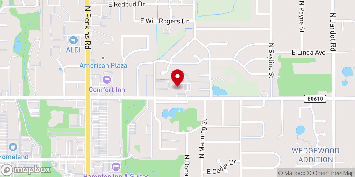 Map showing location of Free Church