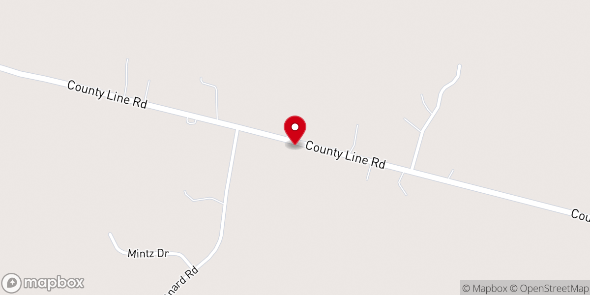 Map showing location of Sauldam Baptist Church