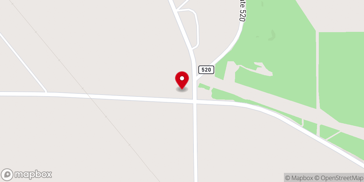 Map showing location of Linder Motor Lodge