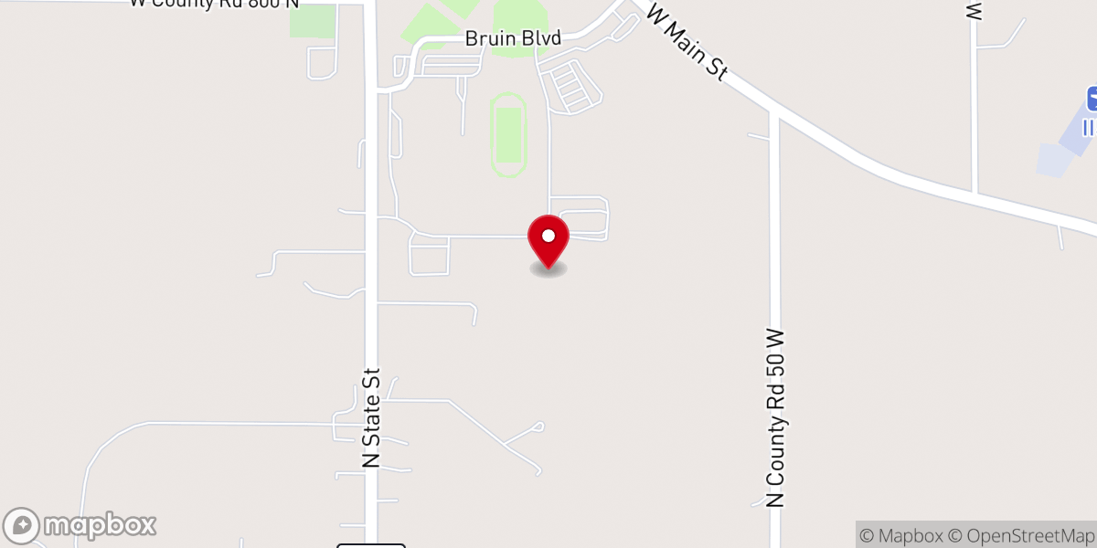 Map showing location of Connection Pointe Christian Church