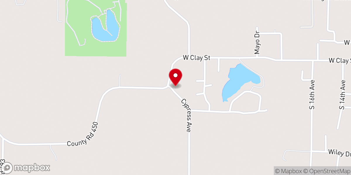 Map showing location of Wrights Chapel