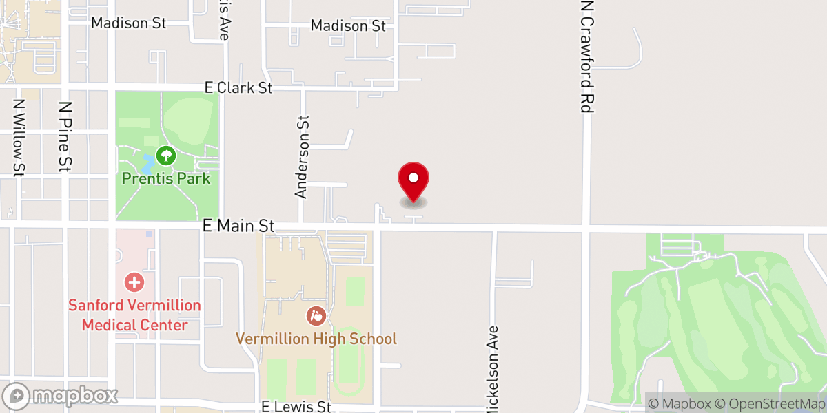 Map showing location of Pulse of Life Church and Kids Care Center