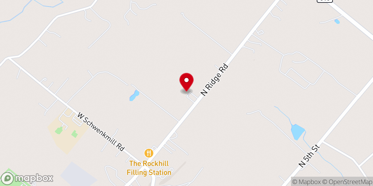 Map showing location of Christ Community Bible Church