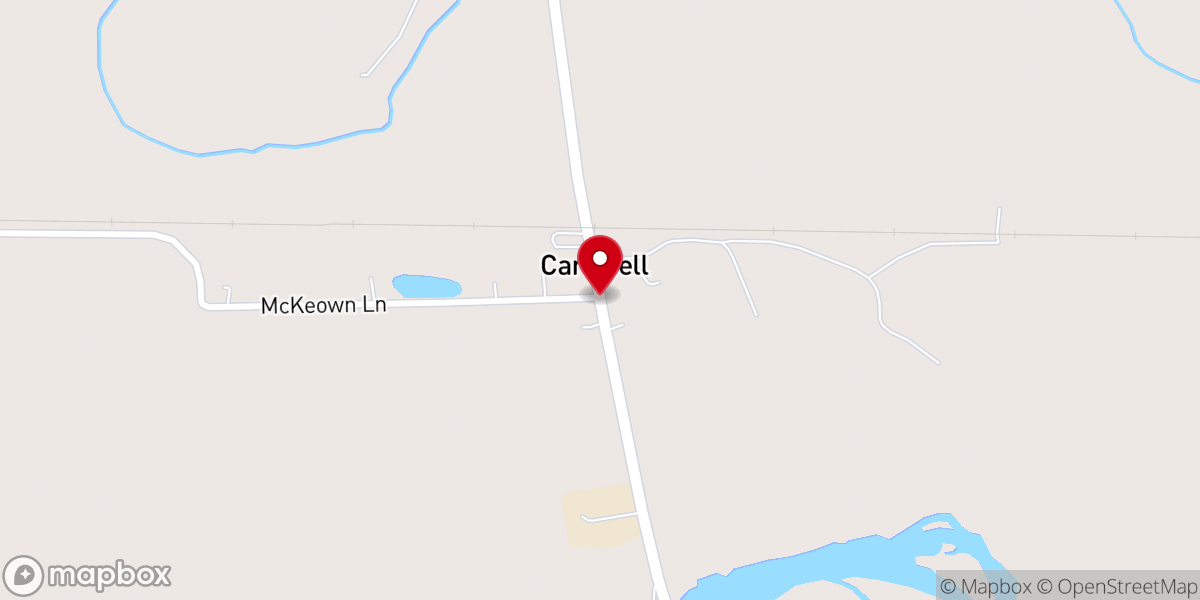 Map showing location of Cardwell